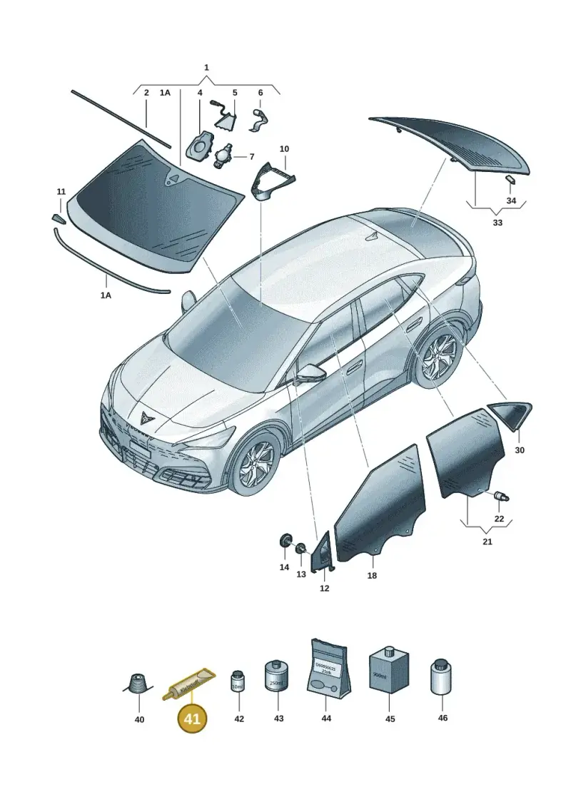 D169300M1 — SEAT Tavascan Cupra (2023-) diagram 20h845000, position 41