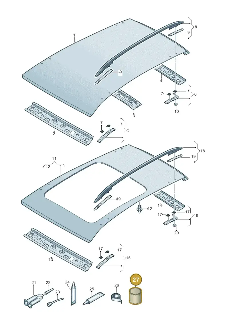D180KD2A1 — SEAT Formentor TSI CUPRA (2020-) diagram 5ff817000, position 27