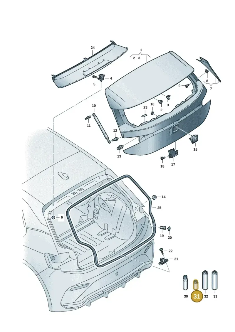 D181655A1 — SEAT EBoost CUPRA (2021-) diagram 10s827000, position 31