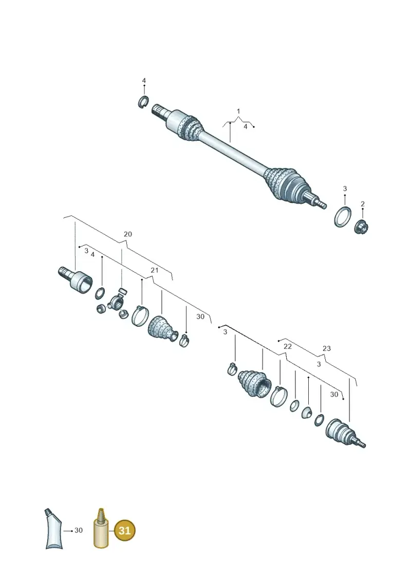 D185400A3 — SEAT Mii electric (2020-2021) diagram 899407200, position 31