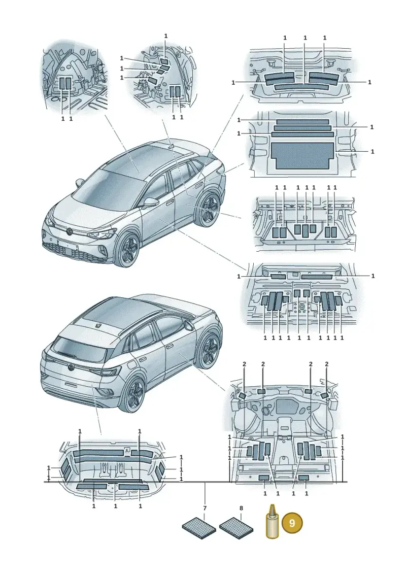D190MKDA3 — SEAT Tavascan Cupra (2023-) diagram 11a863300, position 9