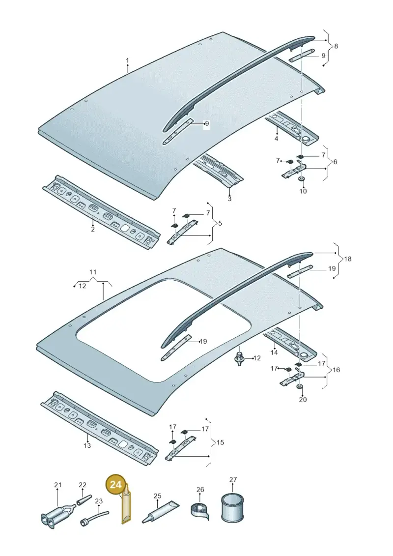 D197300A2 — SEAT Formentor TSI CUPRA (2020-) diagram 5ff817000, position 24