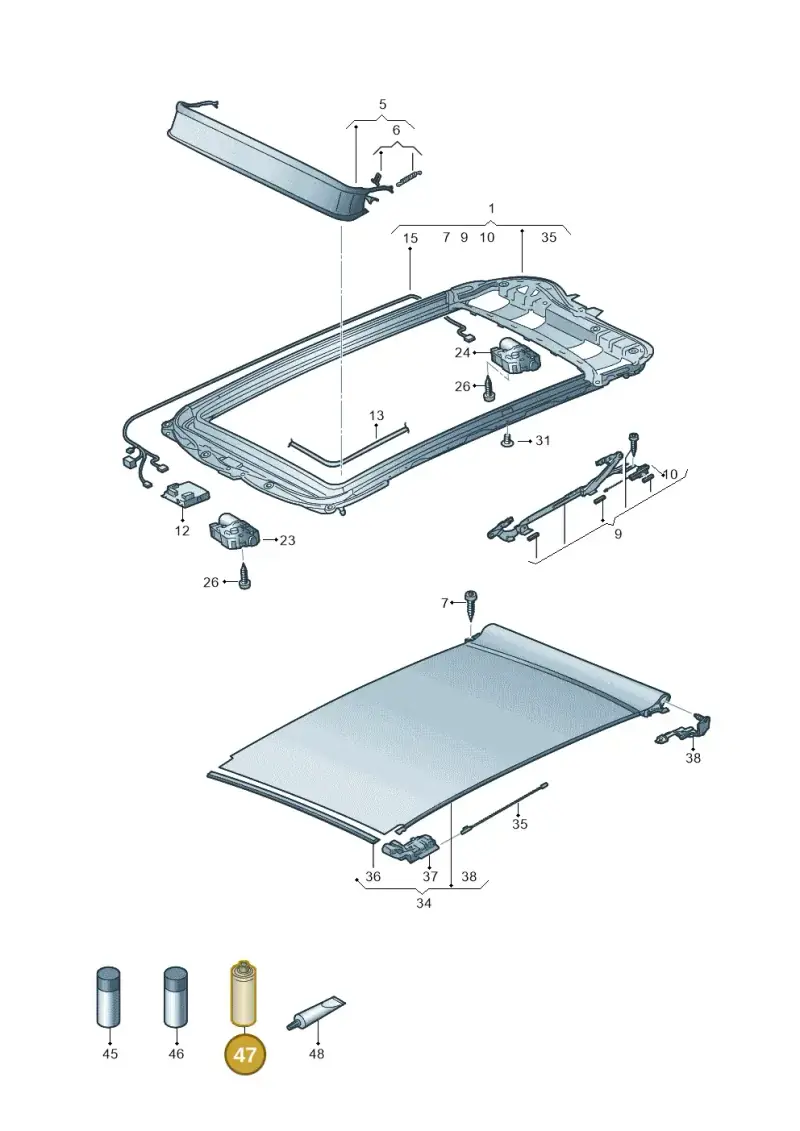 D366PR1A1 — SEAT Formentor TSI CUPRA (2020-) diagram 813877100, position 47