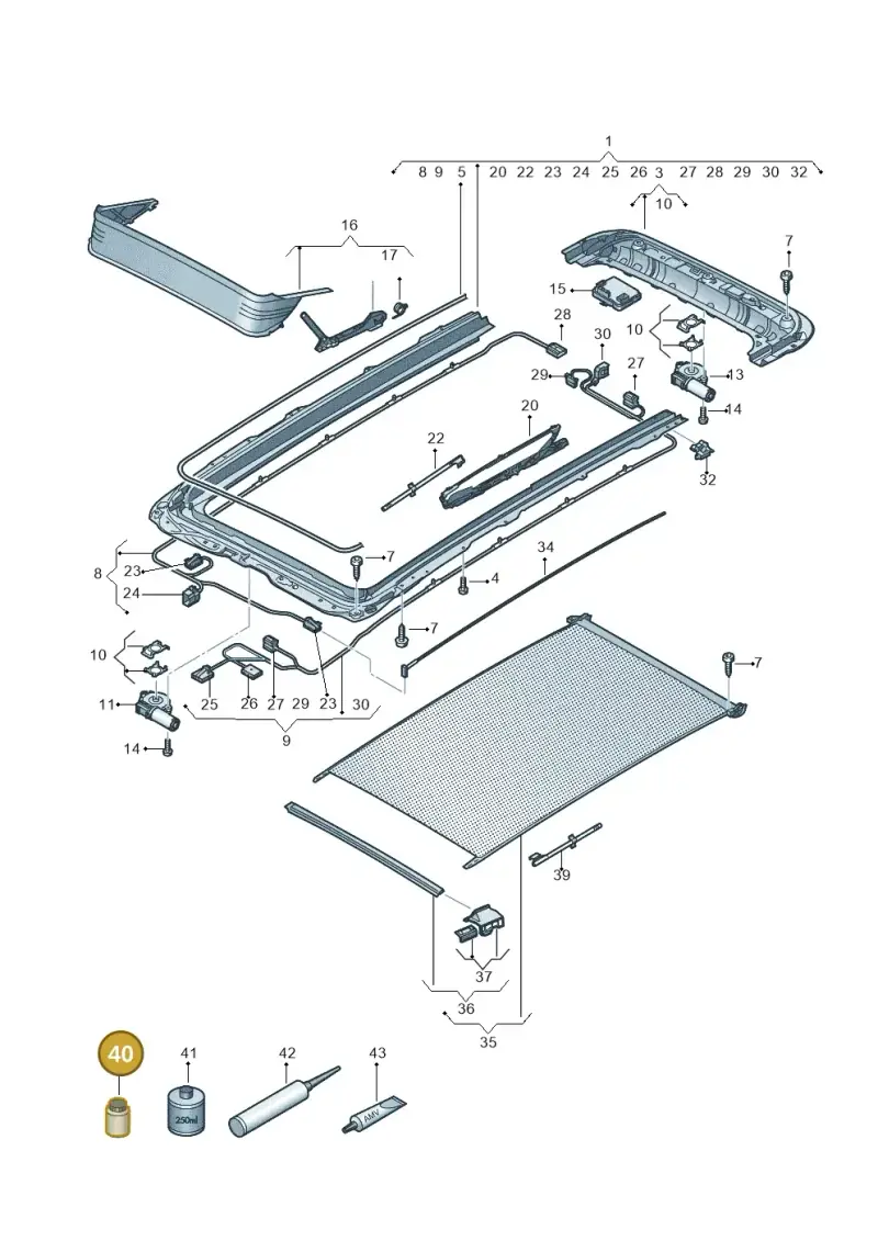 D366PR1A1 — SEAT Tarraco FR (2018-2024) diagram 884877100, position 40