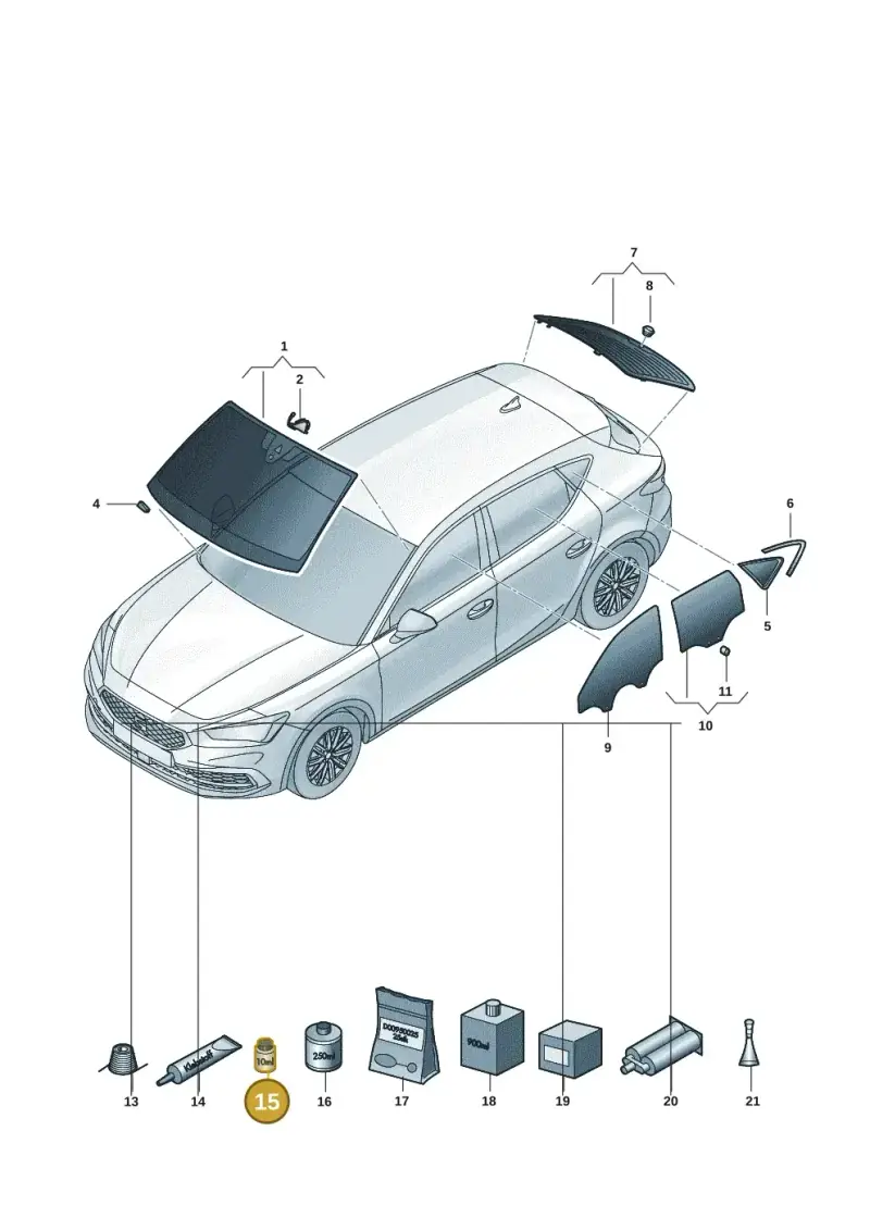 D366PR1A1 — SEAT Formentor TSI CUPRA (2020-) diagram 5fn845000, position 15