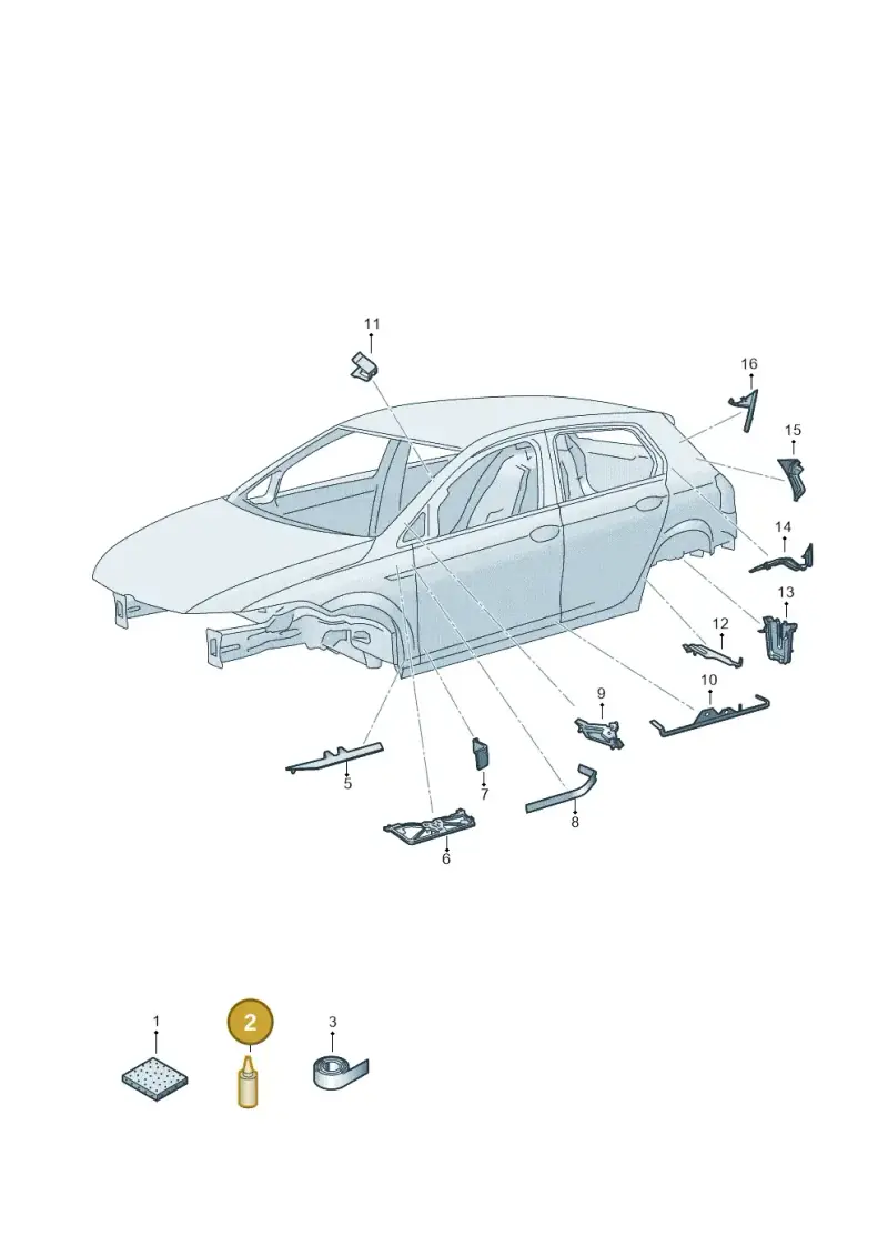 D506KD1A3 — SEAT Leon style (2019-) diagram 5h0864000, position 2
