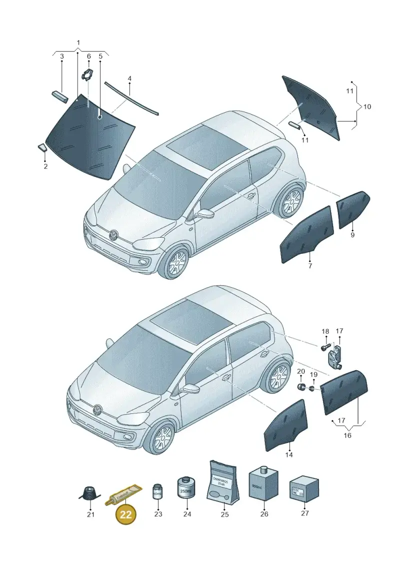 DH009100A2 — SEAT Mii electric (2020-2021) diagram 899845000, position 22