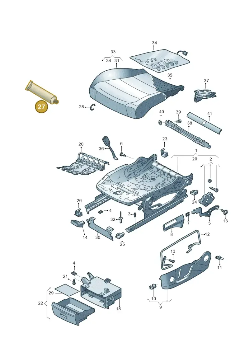 G00045002 — SEAT Tarraco FR (2018-2024) diagram 591881000, position 27