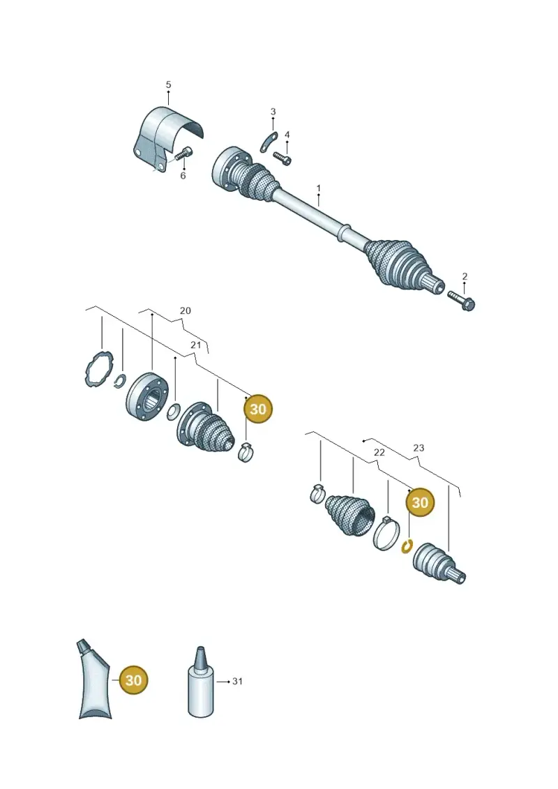 G052133A3 — SEAT Leon style (2019-) diagram 786407300, position 30