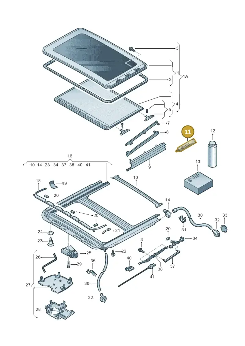 G052141A2 — SEAT Altea XL Reference (2013-2013) diagram 203877000, position 11