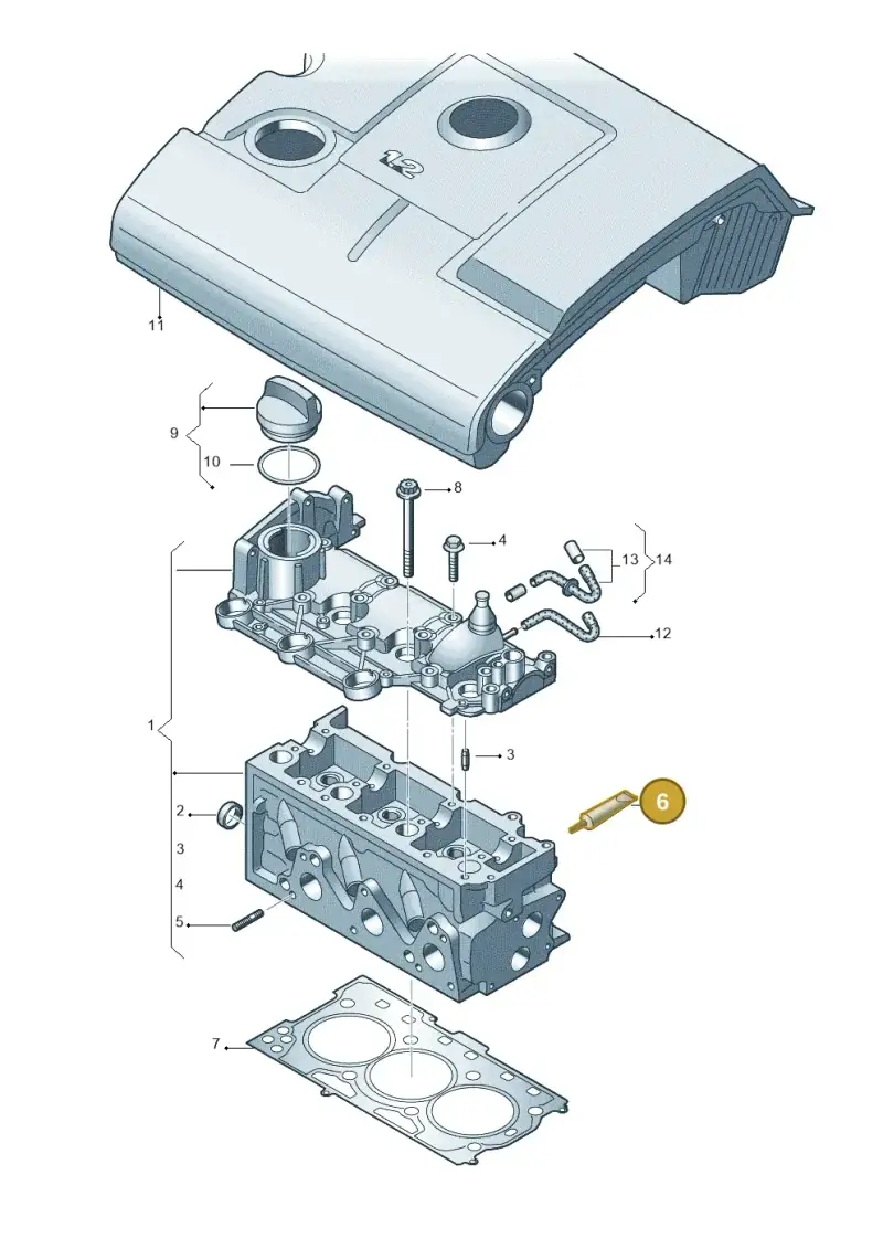 G052735A2 — SEAT IBIZA                  06> (2005-) diagram 225103350, position 6