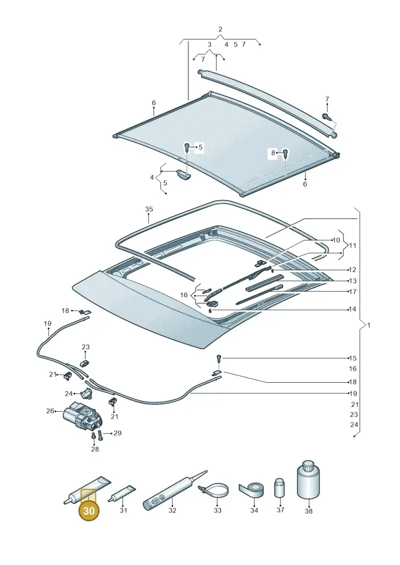 G060751A2 — SEAT Ibiza Stylance (2015-) diagram 645877100, position 30