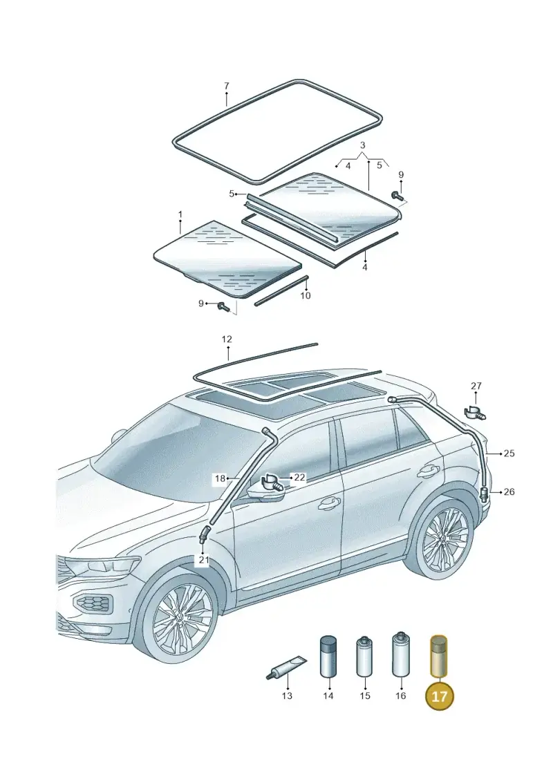 G065567A2 — SEAT Formentor TSI CUPRA (2020-) diagram 813877000, position 17