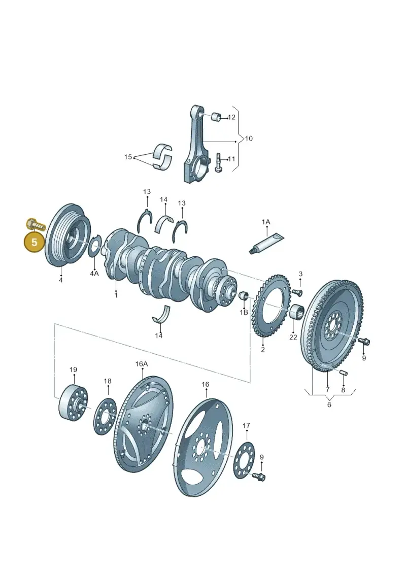 N0100876 — SEAT Alhambra (2006-2010) diagram 121105250, position 5
