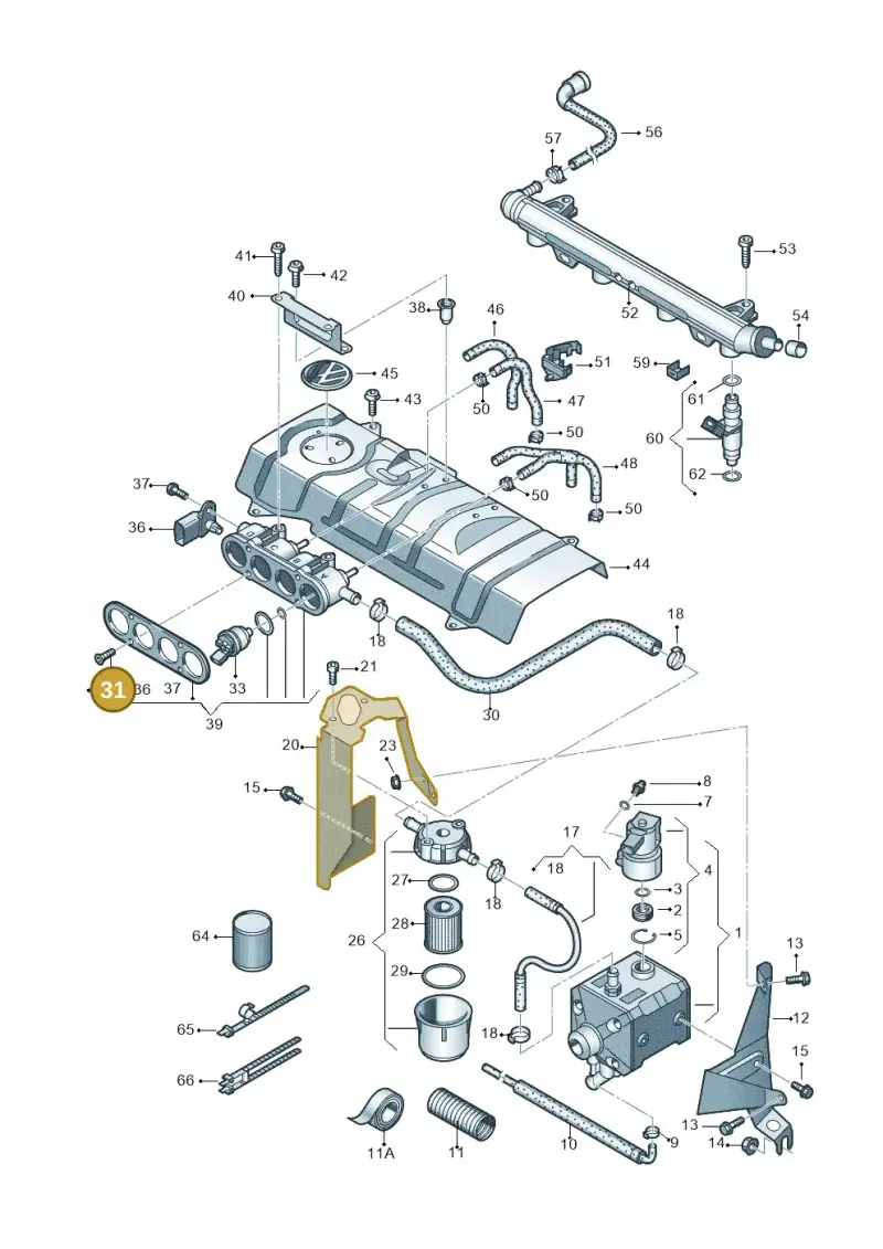 N01021020 — SEAT Ibiza Reference (2012-2012) diagram 672133420, position 31