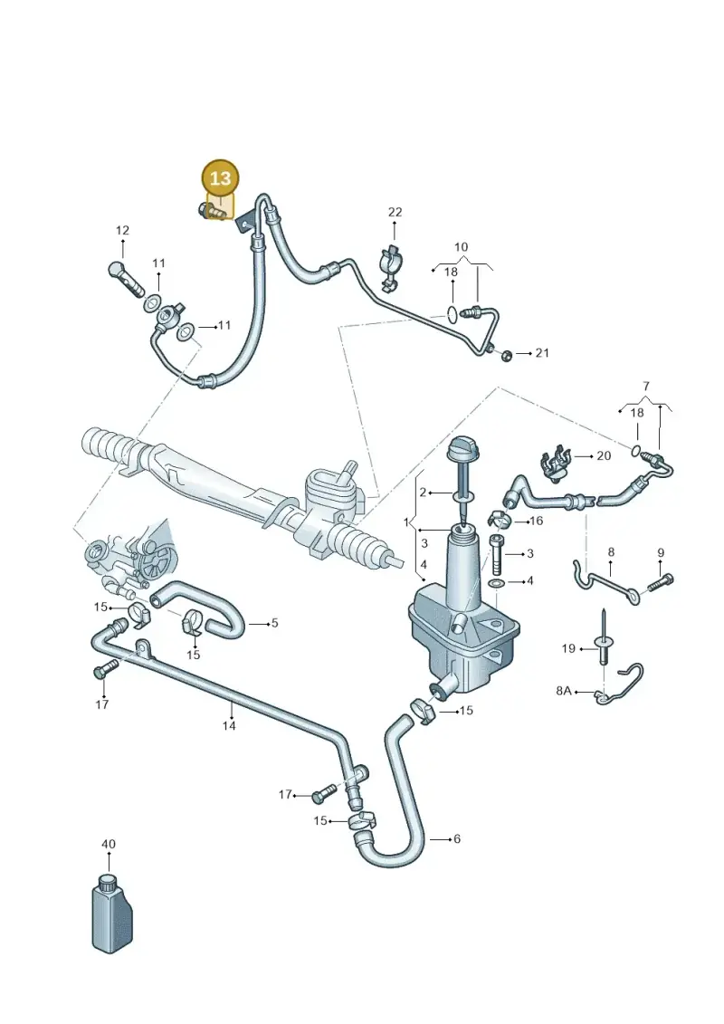 N01024041 — SEAT Alhambra (2006-2010) diagram 245422500, position 13
