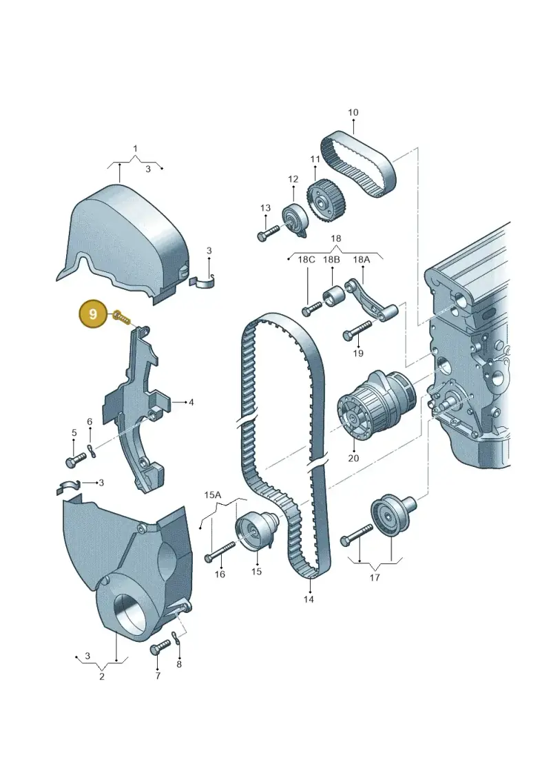 N01028712 — SEAT Ibiza Reference (2012-2012) diagram 194109520, position 9