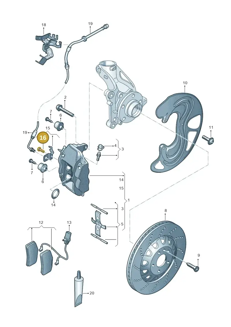N01029316 — SEAT Formentor TSI CUPRA (2020-) diagram 676615510, position 16