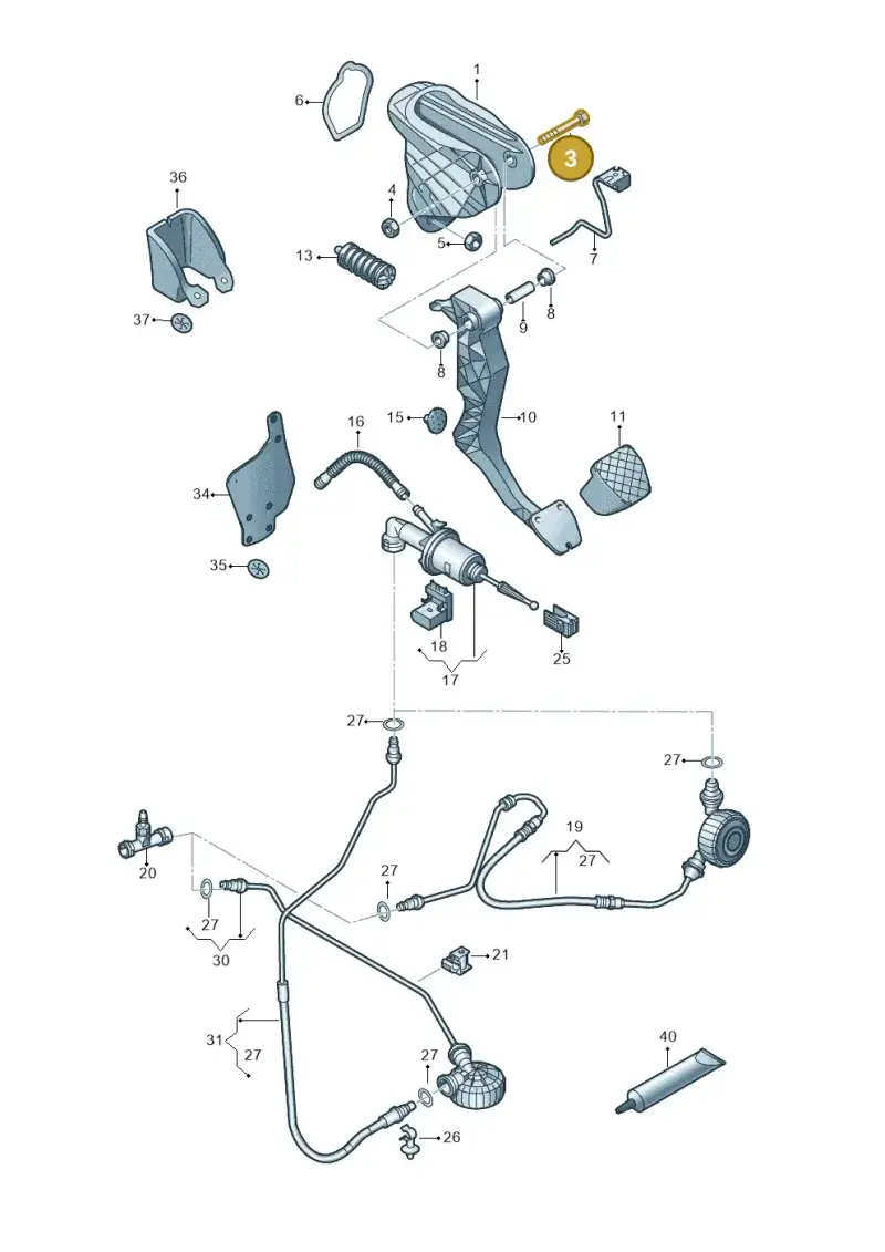 N01037013 — SEAT Alhambra Stylance (2015-2022) diagram 863721250, position 3