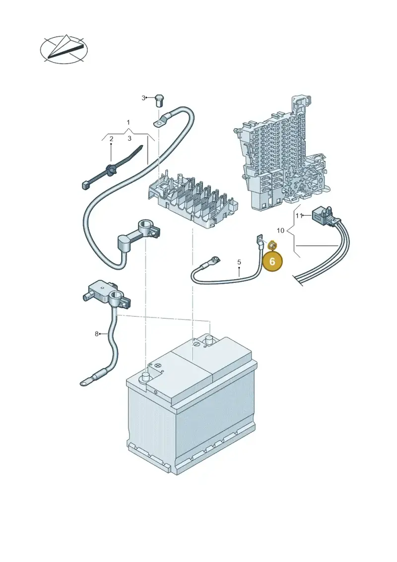 N01100632 — SEAT EBoost CUPRA (2021-) diagram 10a971005, position 6