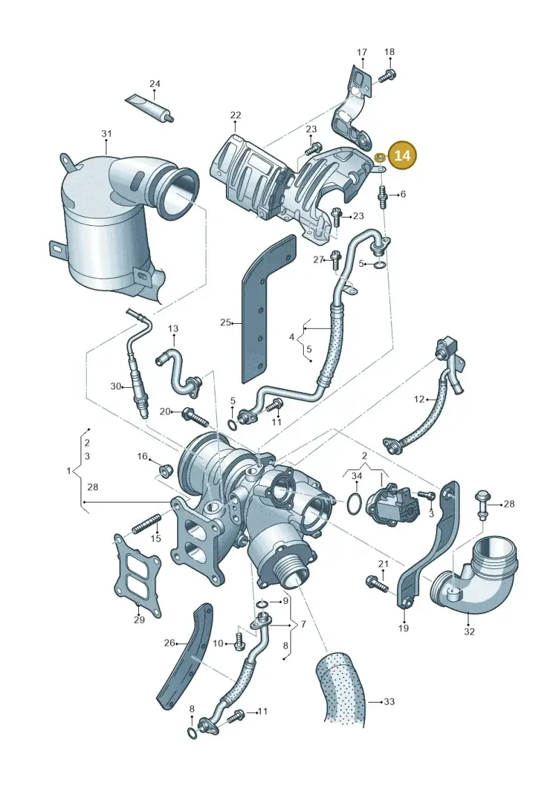 N01100636 — SEAT Formentor TSI CUPRA (2020-) diagram 746145500, position 14