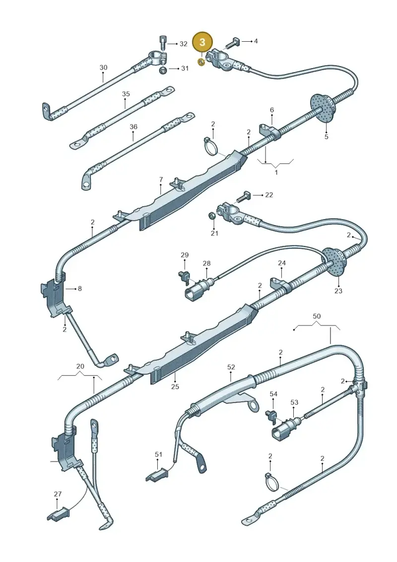 N01111610 — SEAT Exeo ST Reference (2008-2011) diagram 249971650, position 3