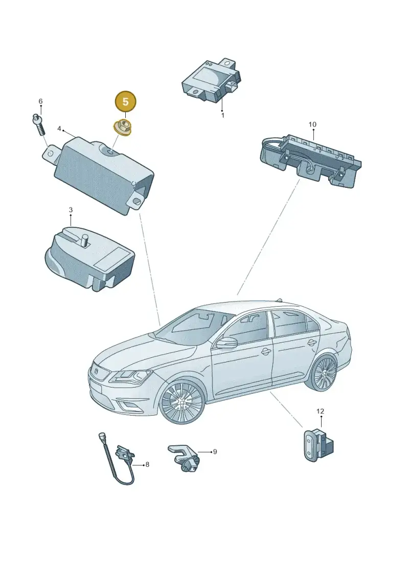 N0111849 — SEAT Toledo Reference (2012-2015) diagram 742951400, position 5