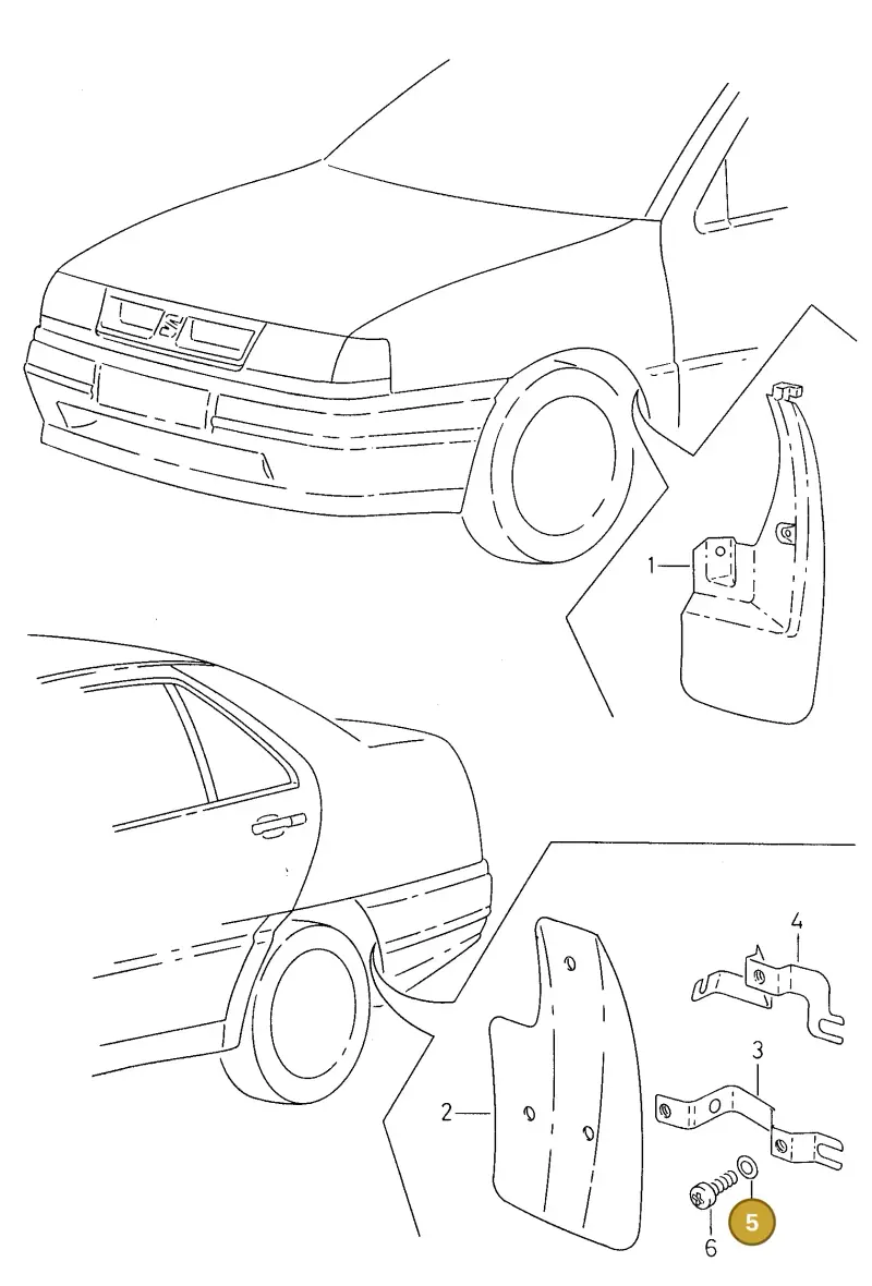 N0116735 — SEAT TOLEDO        SEAT MOD.97>99 (1996-1999) diagram 130821300, position 5