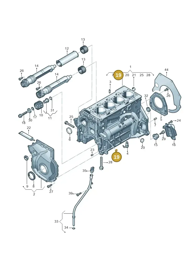 N0119104 — SEAT Formentor TSI CUPRA (2020-) diagram 746103100, position 19