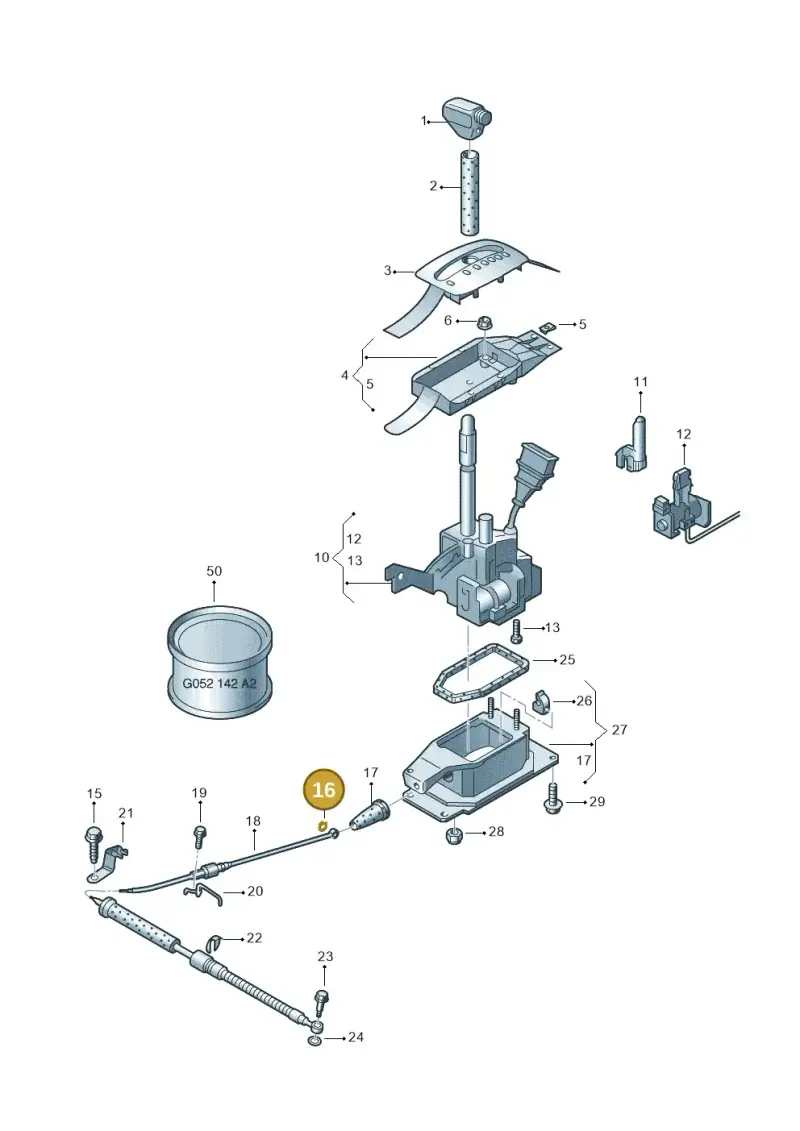 N0124346 — SEAT IBIZA (1999-2002) diagram 231713100, position 16