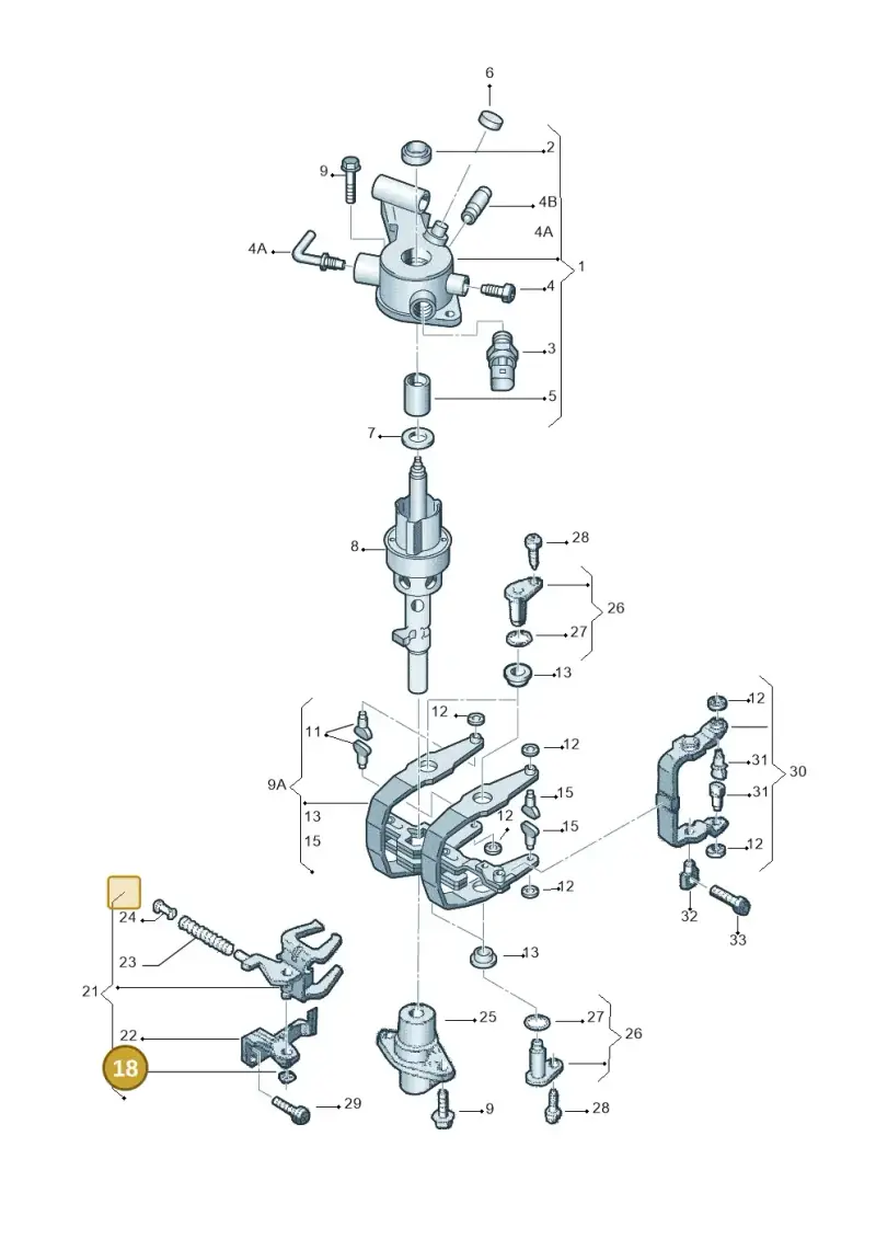 N0124375 — SEAT Ibiza Reference (2008-2011) diagram 253311900, position 18