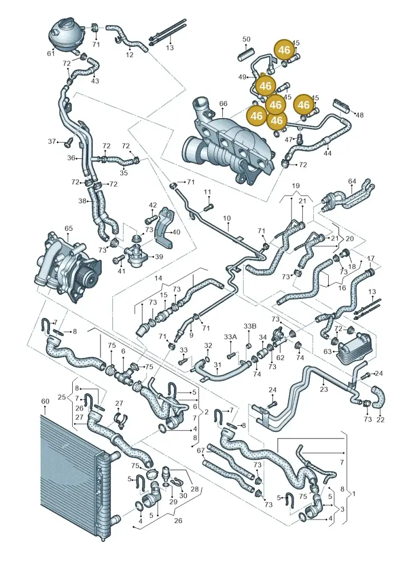 N0138149 — SEAT Altea XL Reference (2013-2013) diagram 412121640, position 46