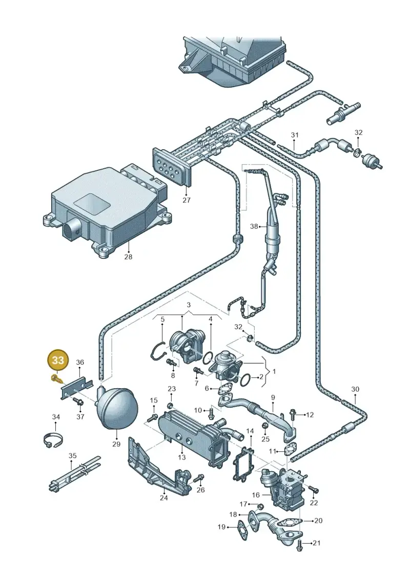 N01388413 — SEAT Altea XL Reference (2010-2013) diagram 409131800, position 33