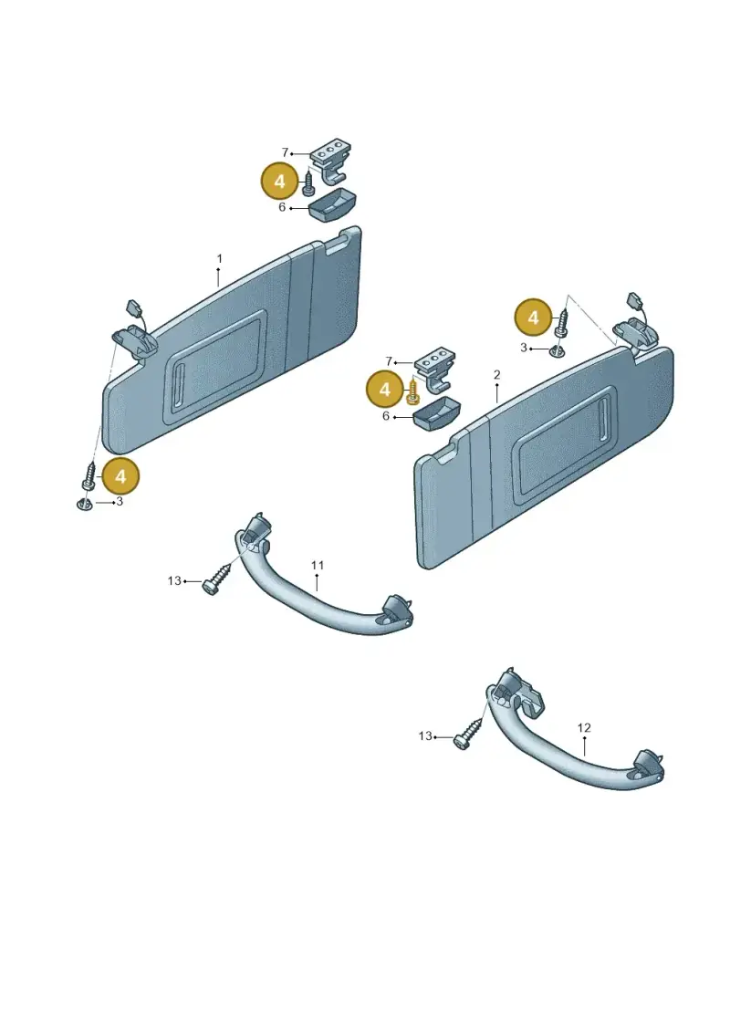 N0139649 — SEAT Altea XL Reference (2013-2013) diagram 777857500, position 4