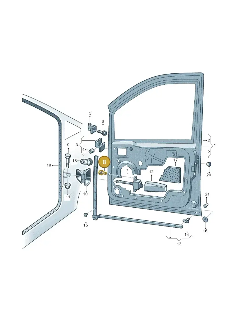 N0143441 — SEAT Alhambra (2006-2010) diagram 162831100, position 8