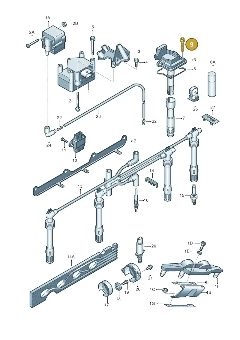 N0147591 — SEAT IBIZA                  06> (2005-) diagram 649905000, position 9