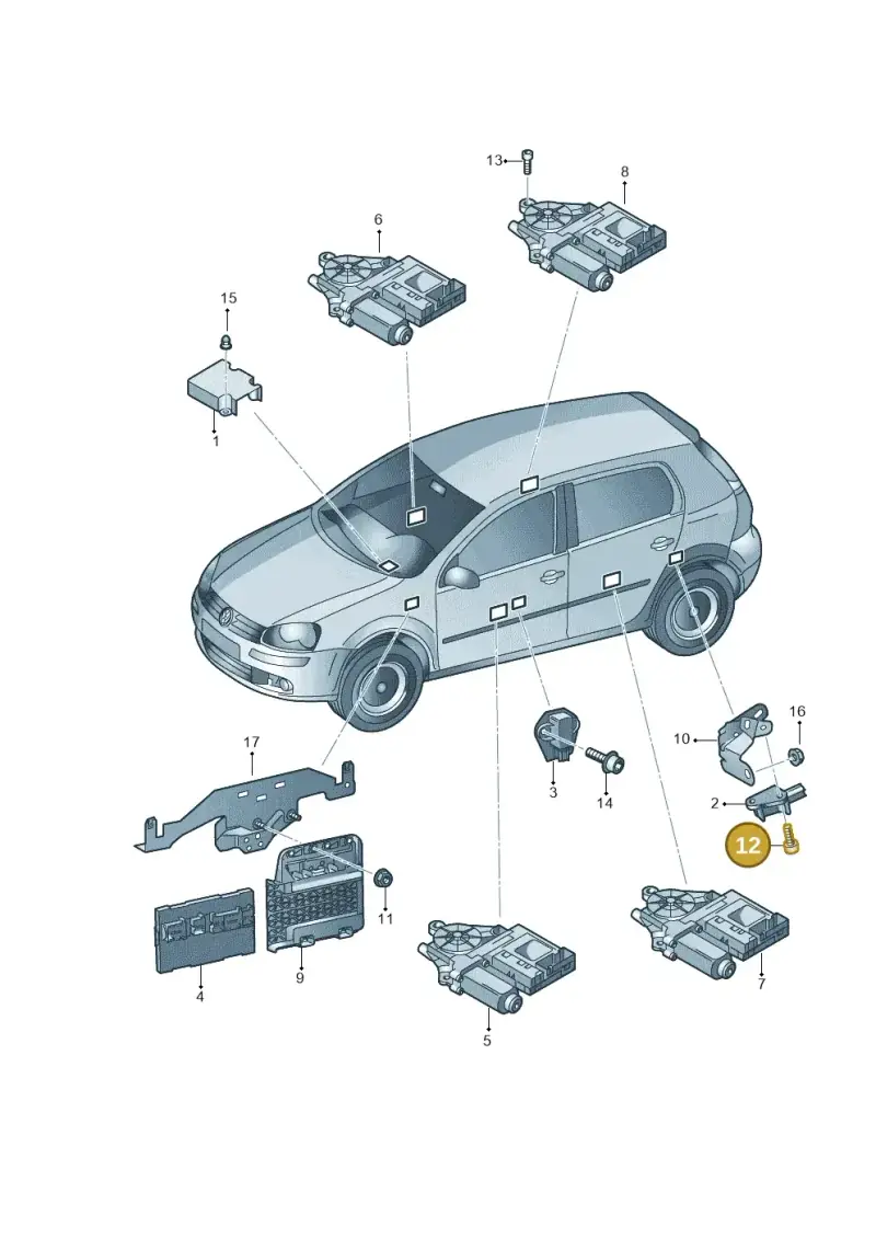 N0147804 — SEAT Leon Stylance (2010-2012) diagram 420959100, position 12