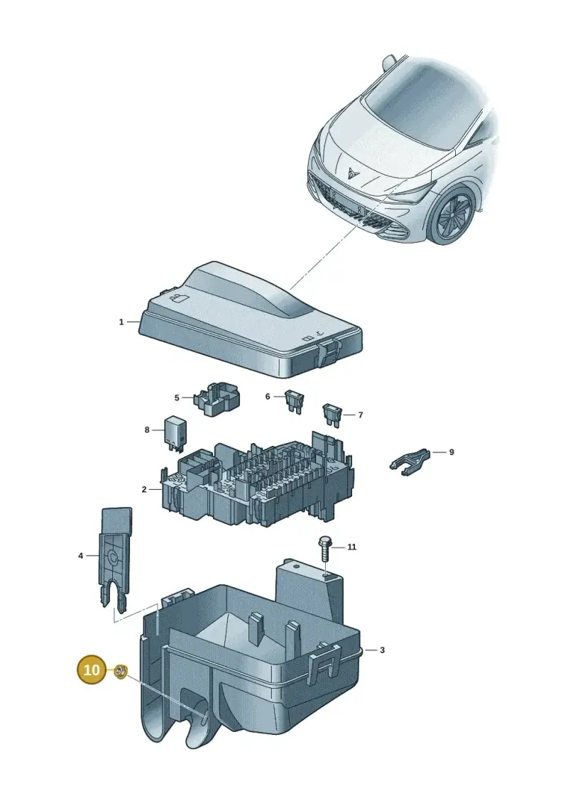 N01508210 — SEAT Tavascan Cupra (2023-) diagram 10s937010, position 10