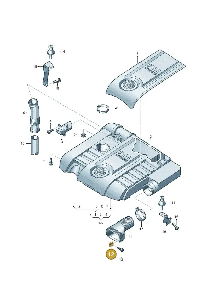 N0154487 — SEAT Leon Stylance (2010-2012) diagram 420129750, position 12
