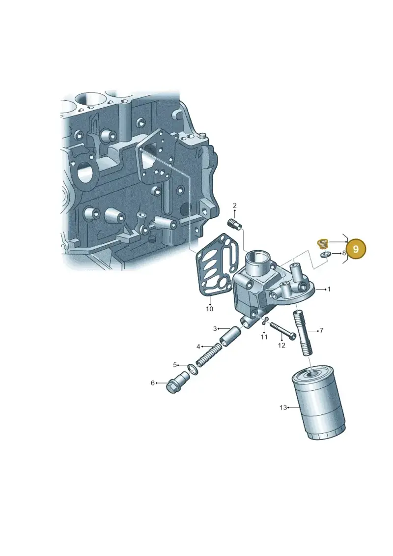 N0160243 — SEAT Altea XL Reference (2013-2013) diagram 474115500, position 9