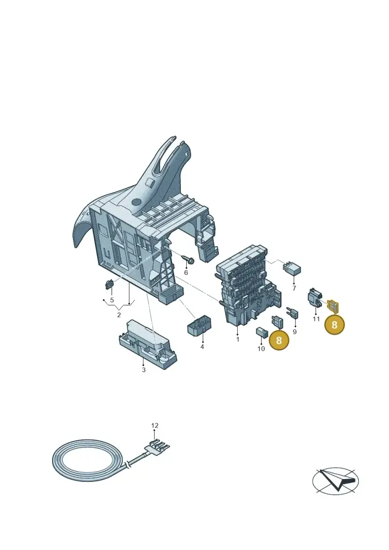 N01713136 — SEAT Arona FR (2017-) diagram 837937000, position 8
