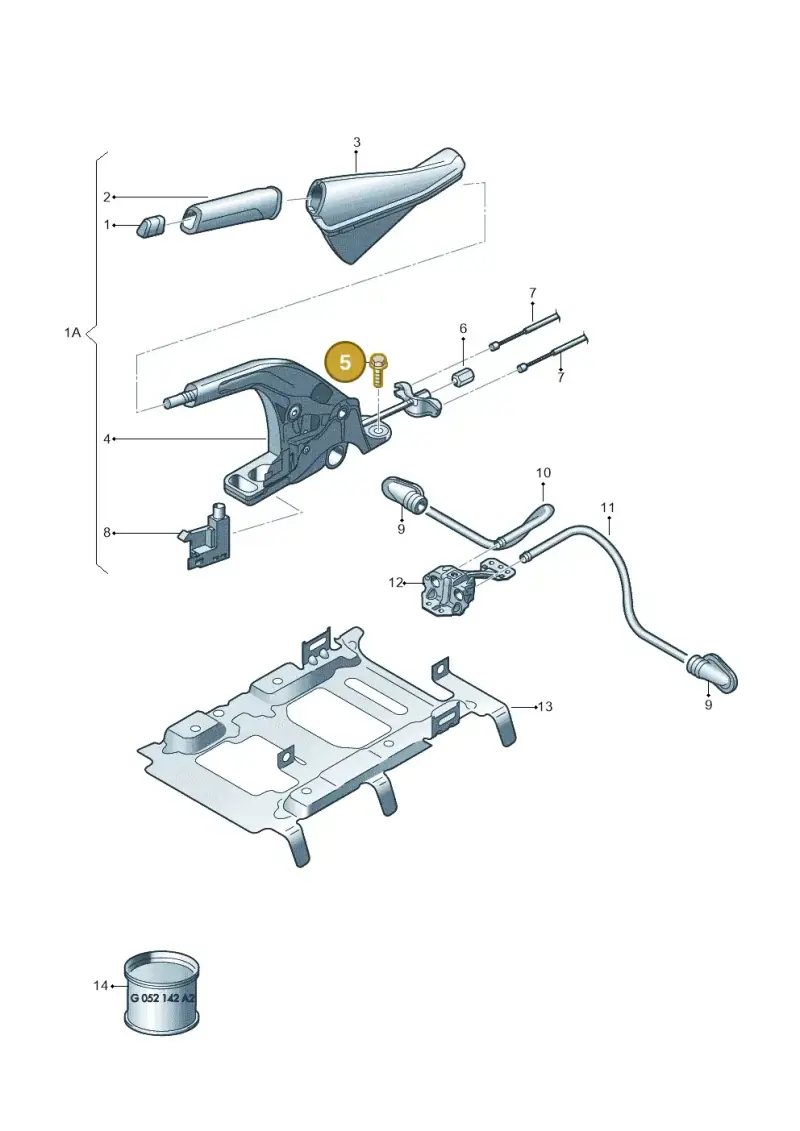 N0195268 — SEAT Leon ST Stylance (2016-2020) diagram 754711500, position 5