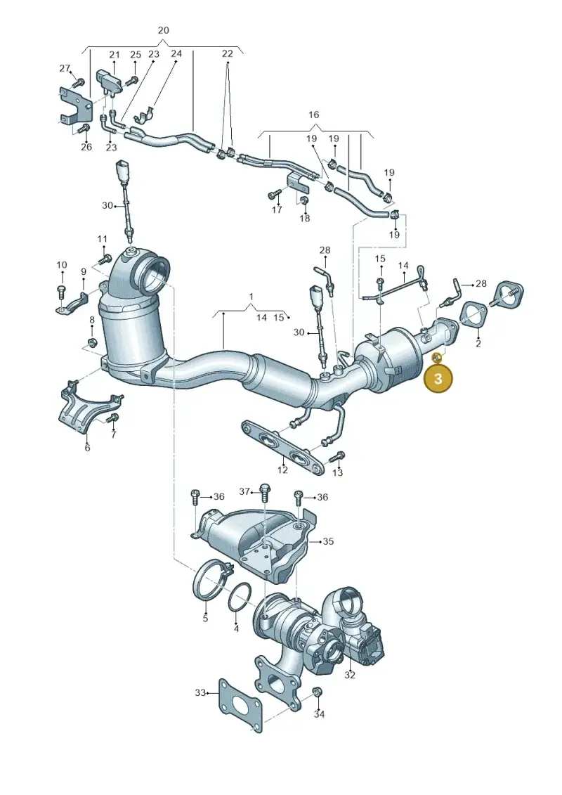 N0221469 — SEAT Formentor TSI CUPRA (2020-) diagram 890253032, position 3