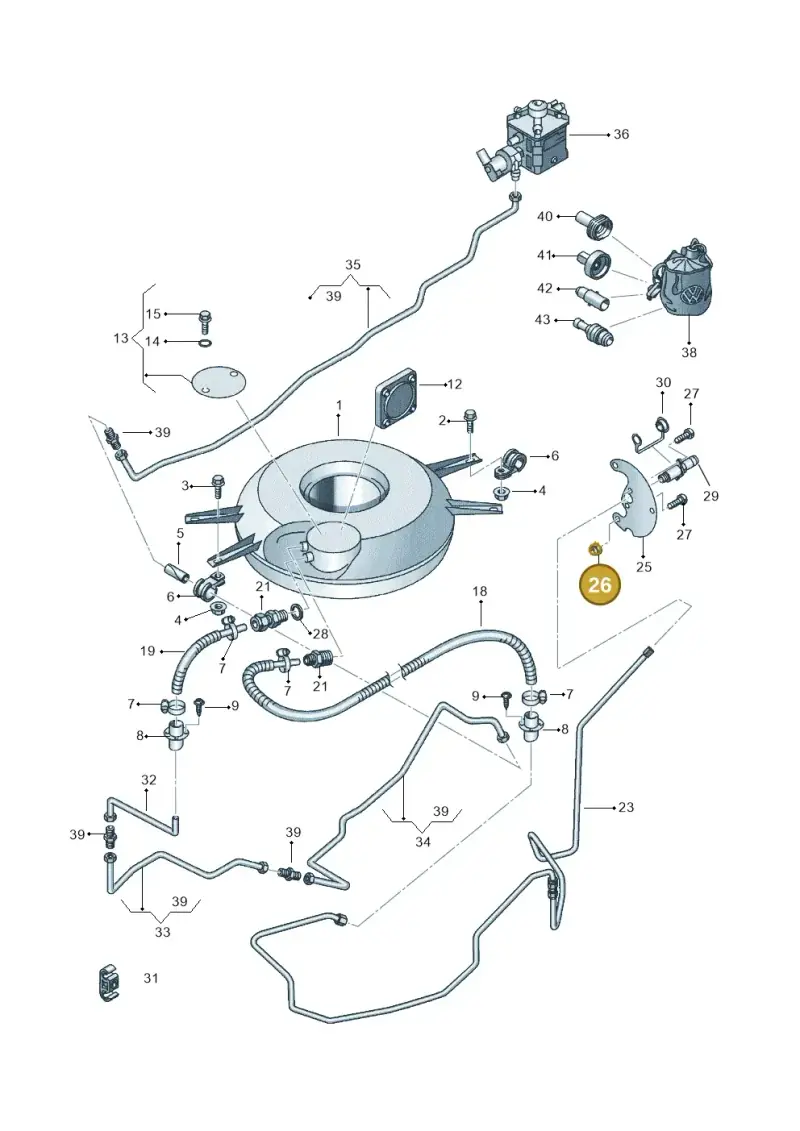 N0221544 — SEAT Altea XL Reference (2013-2013) diagram 703201090, position 26