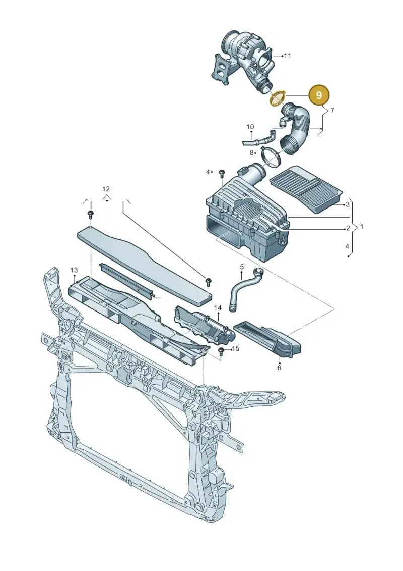 N0245185 — SEAT Formentor TSI CUPRA (2020-) diagram 596133580, position 9