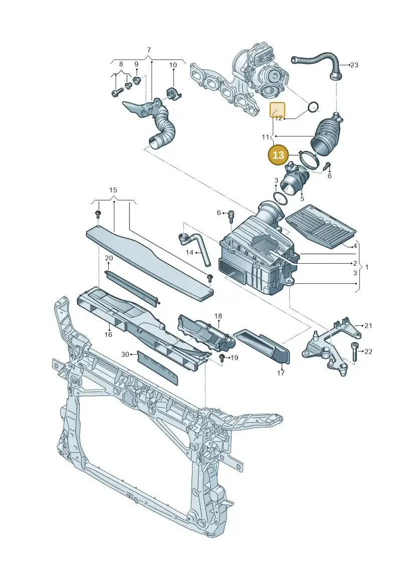 N0245226 — SEAT Formentor TSI CUPRA (2020-) diagram 793129060, position 13