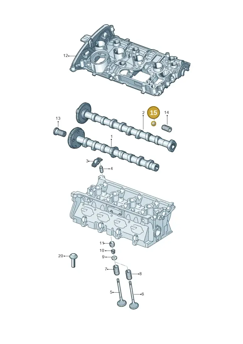N0256571 — SEAT Formentor TSI CUPRA (2020-) diagram 849109090, position 15