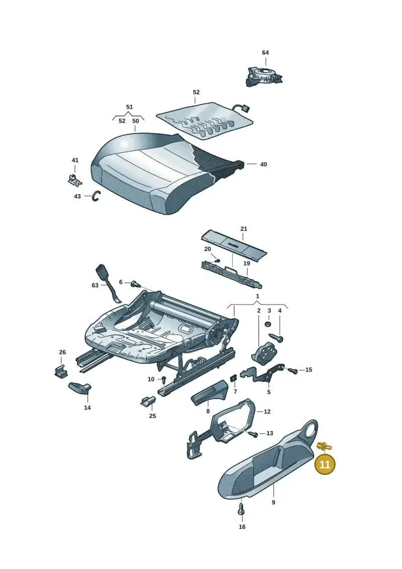N0385012 — SEAT Tavascan Cupra (2023-) diagram 10a881000, position 11