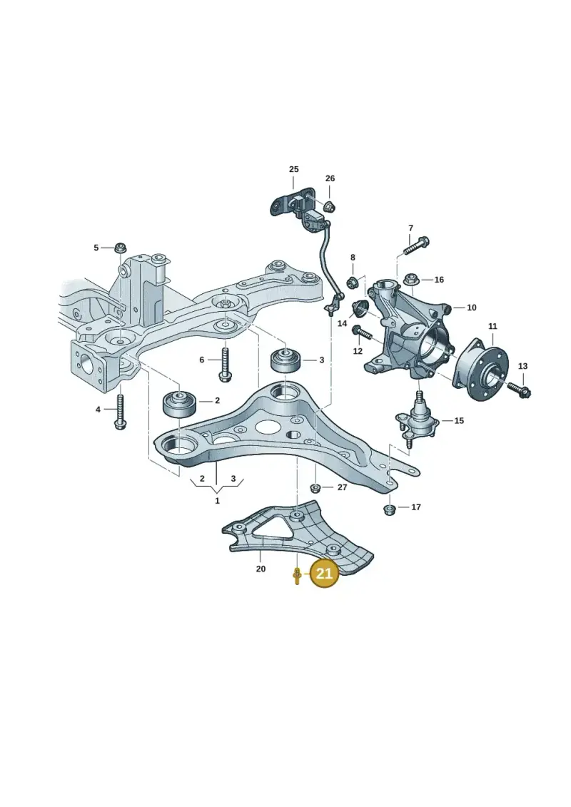 N0385494 — SEAT EBoost CUPRA (2021-) diagram 10a407000, position 21