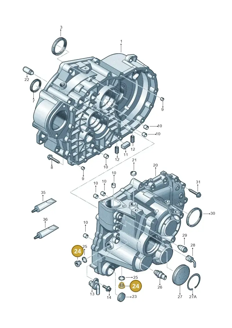 N10037105 — SEAT Leon style (2019-) diagram 868301450, position 24